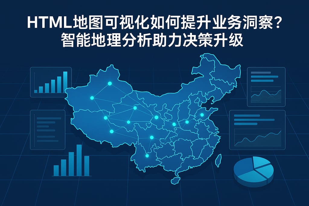 html地图可视化如何提升业务洞察？智能地理分析助力决策升级