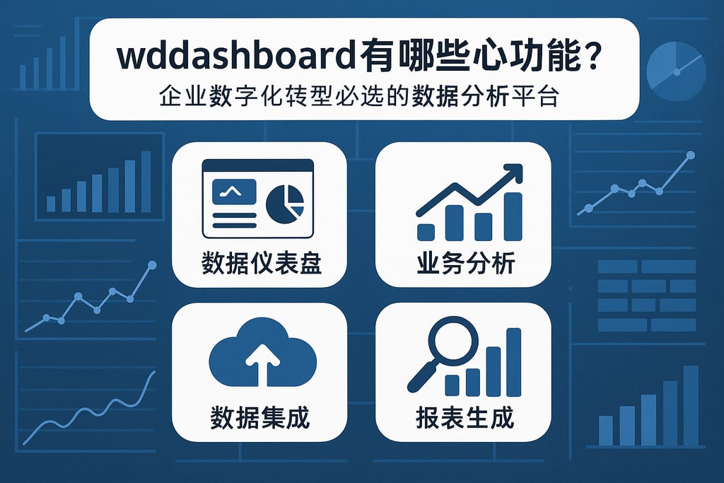 wddashboard有哪些核心功能？企业数字化转型必选的数据分析平台