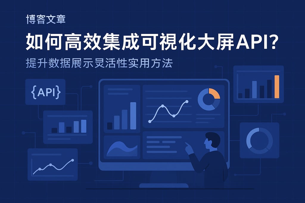 可视化大屏api如何高效集成？提升数据展示灵活性的实用方法