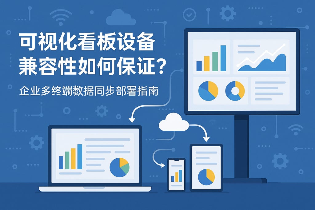 可视化看板设备兼容性如何保证？企业多终端数据同步部署指南