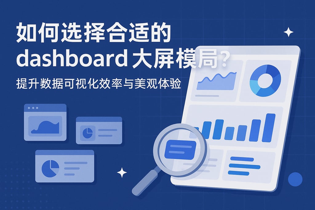 如何选择合适dashboard大屏模板？提升数据可视化效率与美观体验