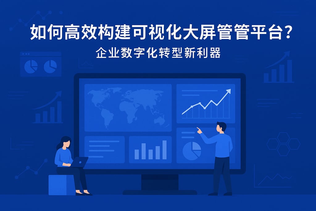 如何高效构建可视化大屏管理平台？企业数字化转型新利器