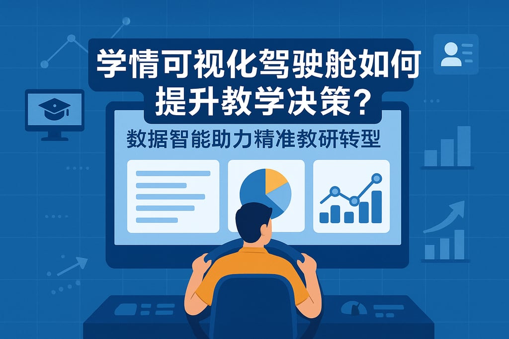 学情可视化驾驶舱如何提升教学决策？数据智能助力精准教研转型
