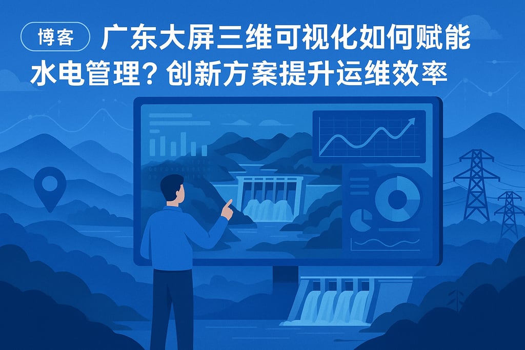 广东大屏三维可视化如何赋能水电管理？创新方案提升运维效率