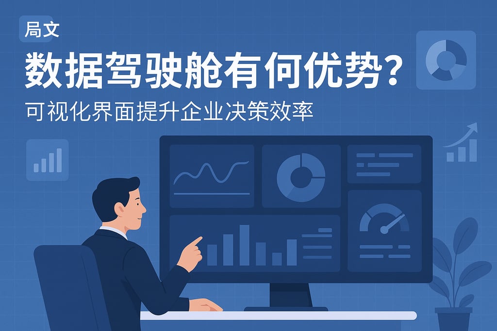 数据驾驶舱有何优势？可视化界面提升企业决策效率