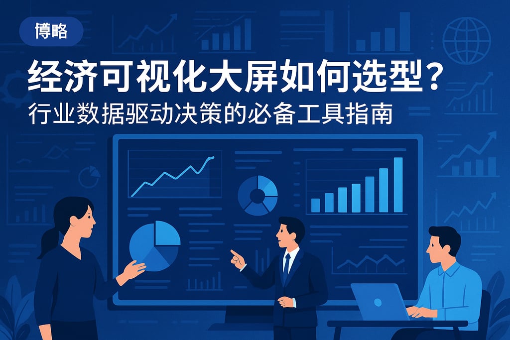 经济可视化大屏如何选型？行业数据驱动决策的必备工具指南