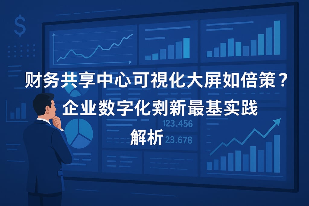 财务共享中心可视化大屏如何提升决策？企业数字化转型的最佳实践解析