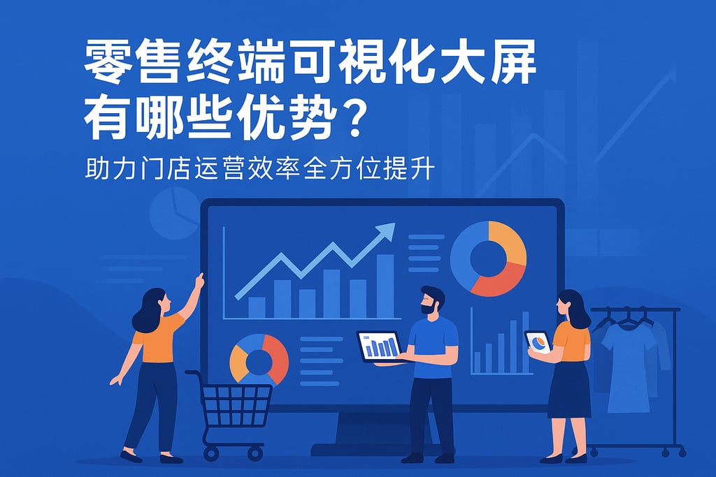 零售终端可视化大屏有哪些优势？助力门店运营效率全方位提升