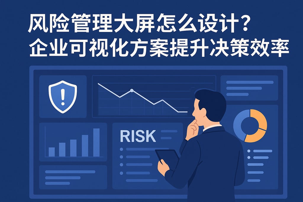 风险管理大屏怎么设计？企业可视化方案提升决策效率