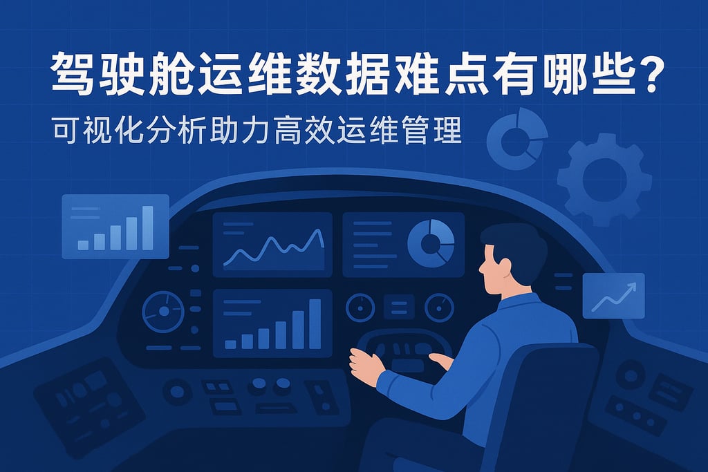 驾驶舱运维数据难点有哪些？可视化分析助力高效运维管理