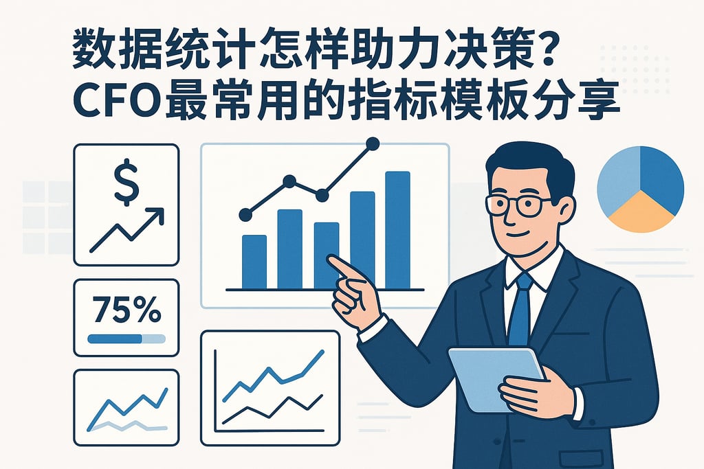 数据统计怎样助力决策？CFO最常用的指标模板分享