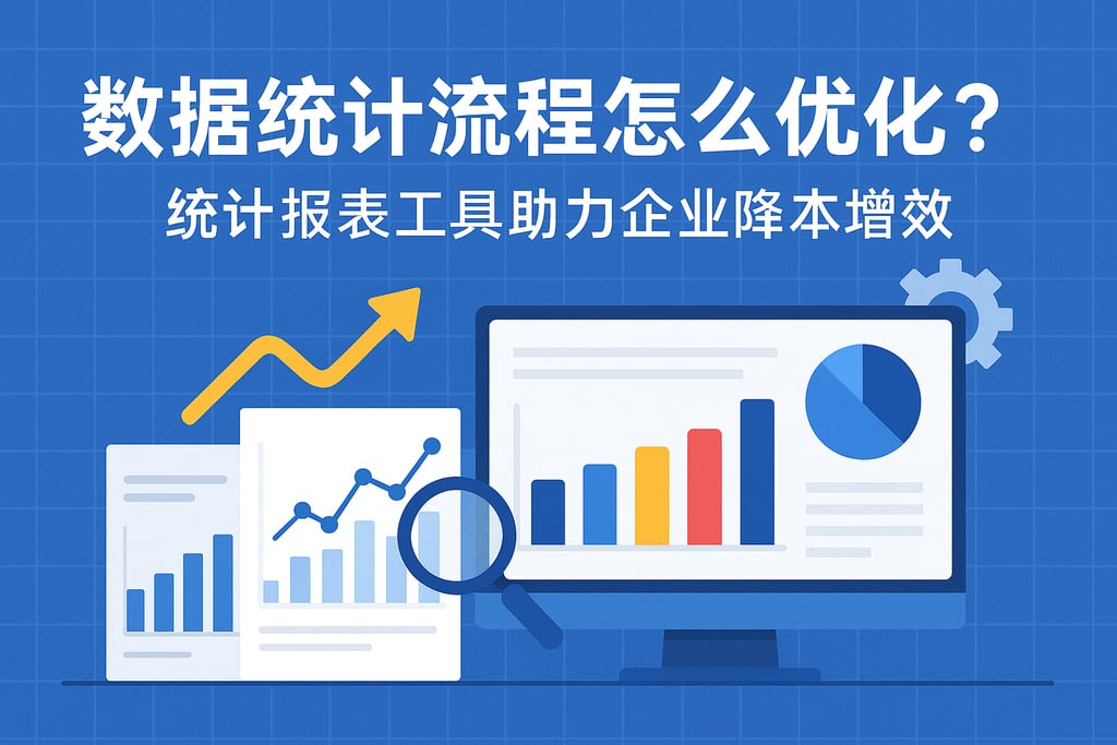 数据统计流程怎么优化？统计报表工具助力企业降本增效