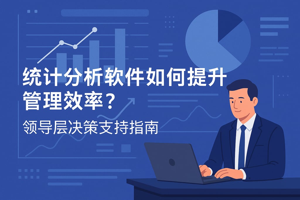 统计分析软件如何提升管理效率？领导层决策支持指南