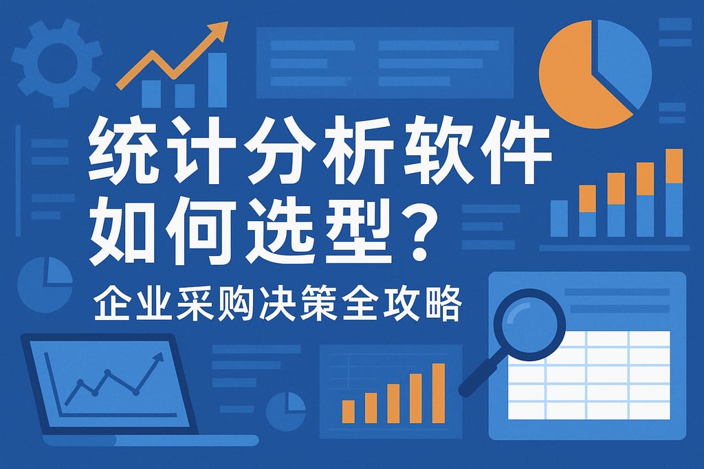 统计分析软件如何选型？企业采购决策全攻略
