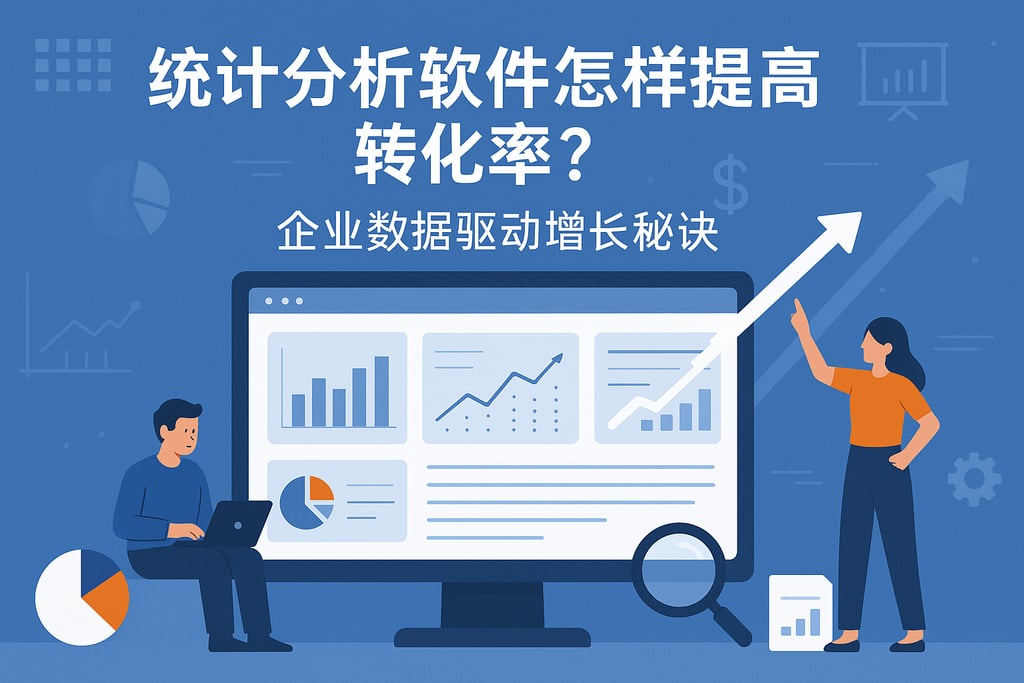 统计分析软件怎样提高转化率？企业数据驱动增长秘诀