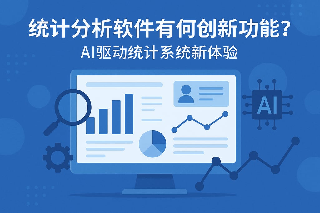 统计分析软件有何创新功能？AI驱动统计系统新体验