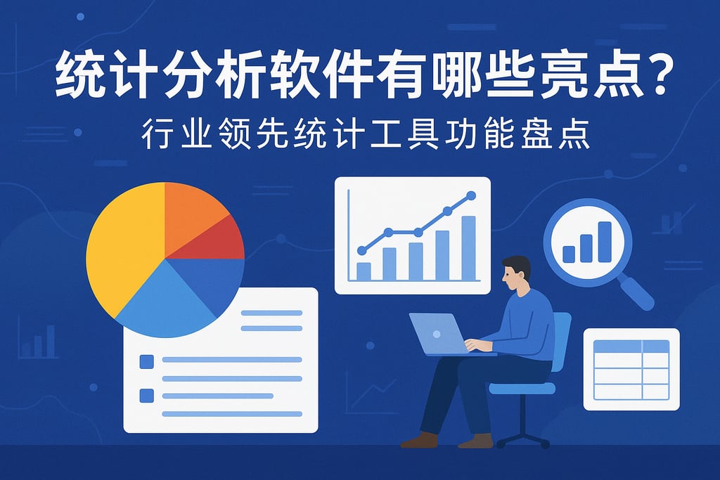 统计分析软件有哪些亮点？行业领先统计工具功能盘点