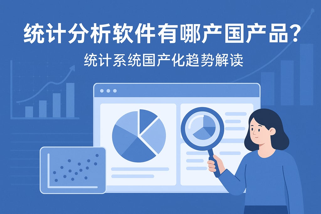 统计分析软件有哪些国产品牌？统计系统国产化趋势解读