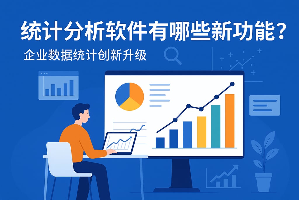 统计分析软件有哪些新功能？企业数据统计创新升级