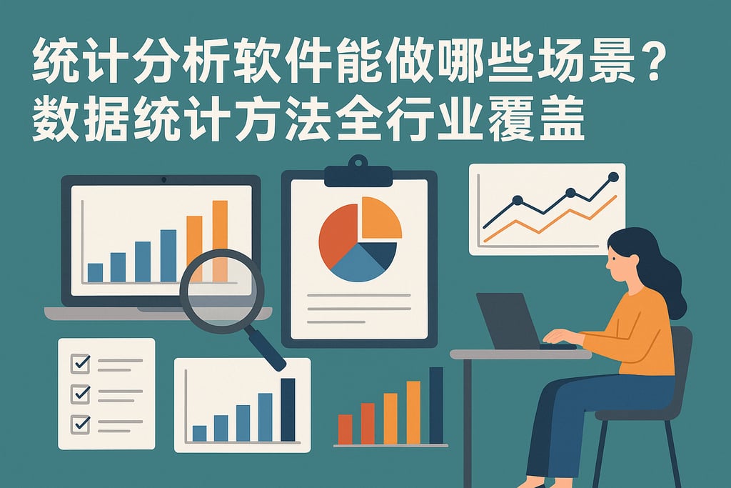 统计分析软件能做哪些场景？数据统计方法全行业覆盖