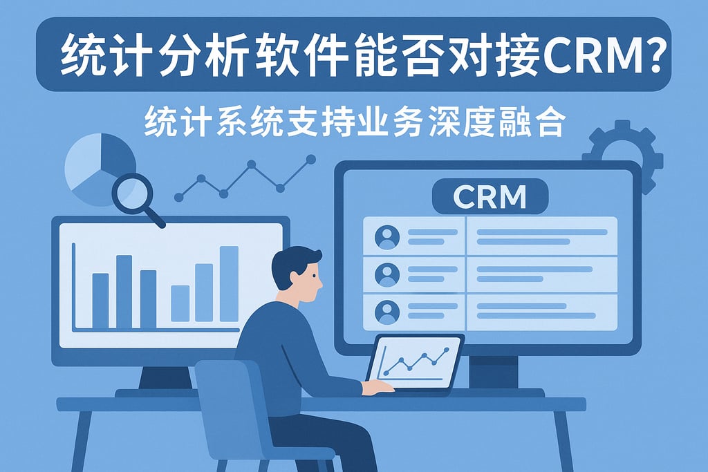 统计分析软件能否对接CRM？统计系统支持业务深度融合