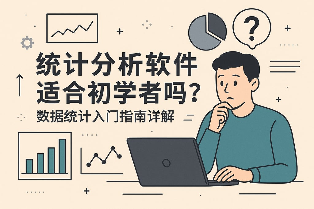 统计分析软件适合初学者吗？数据统计入门指南详解