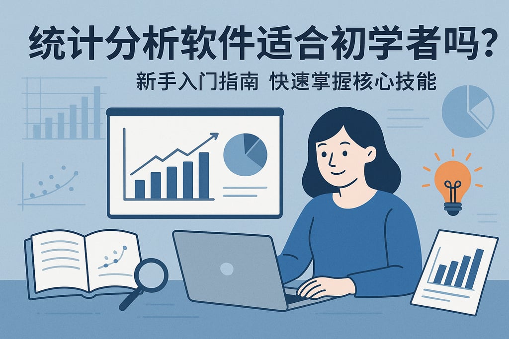 统计分析软件适合初学者吗？新手入门指南快速掌握核心技能