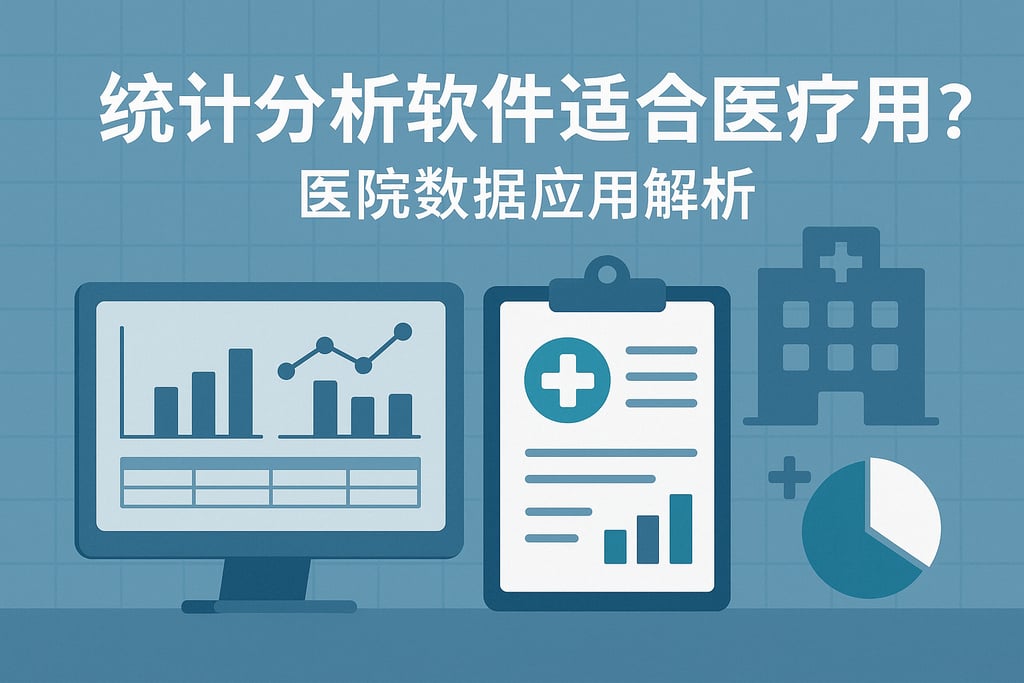 统计分析软件适合医疗行业吗？医院数据应用解析