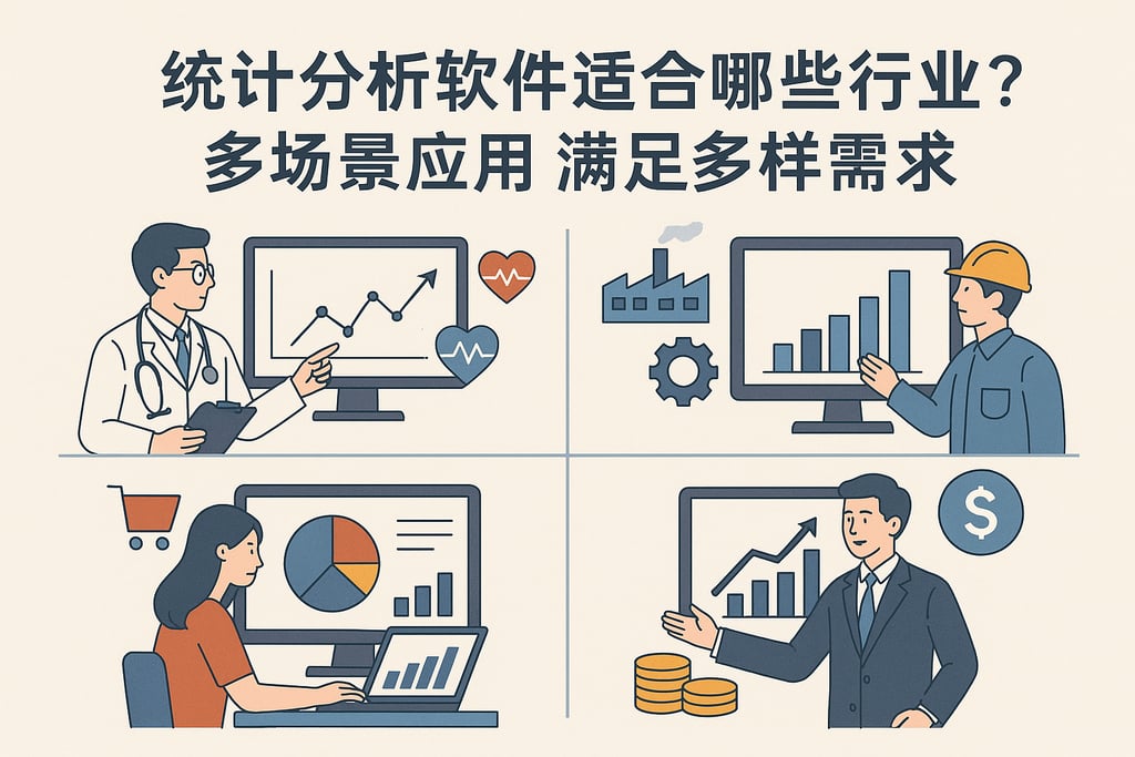 统计分析软件适合哪些行业？多场景应用满足多样需求