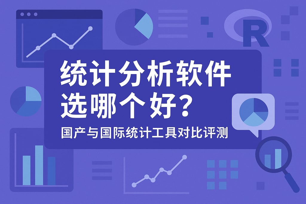 统计分析软件选哪个好？国产与国际统计工具对比评测