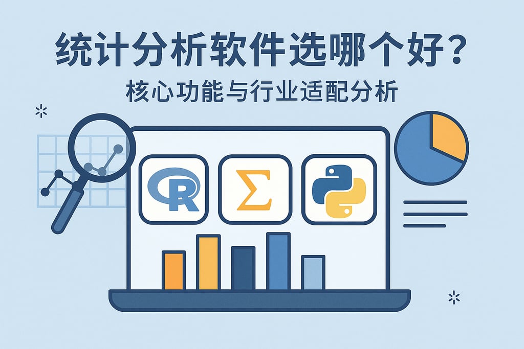统计分析软件选哪个好？核心功能与行业适配分析