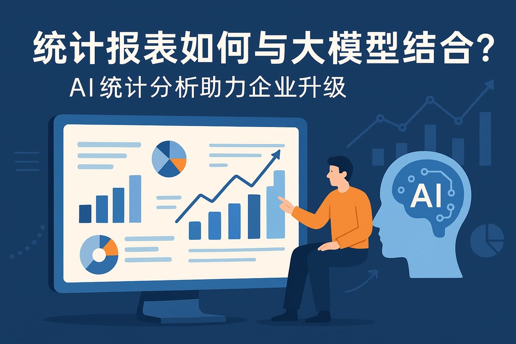 统计报表如何与大模型结合？AI统计分析助力企业升级