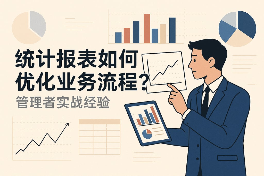 统计报表如何优化业务流程？管理者实战经验