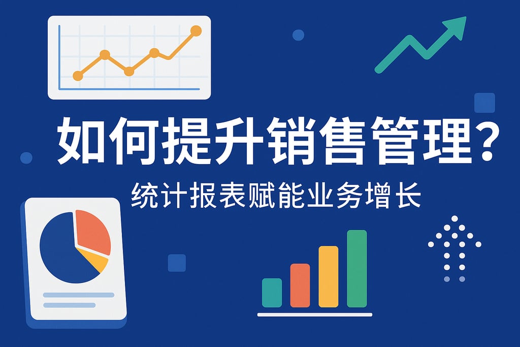 统计报表如何提升销售管理？统计系统赋能业务增长