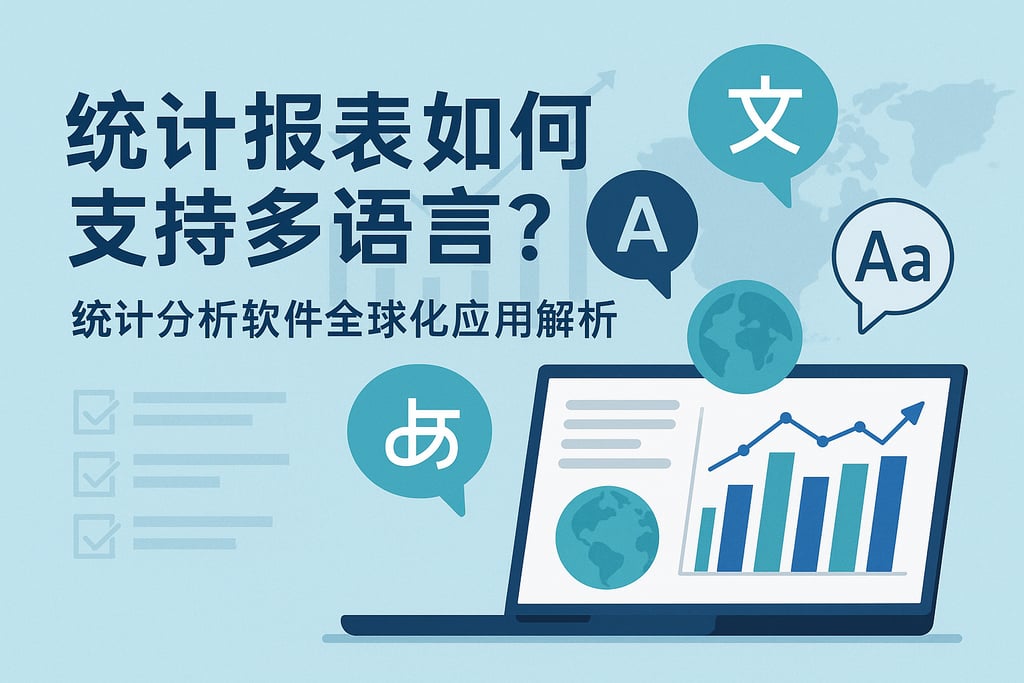 统计报表如何支持多语言？统计分析软件全球化应用解析