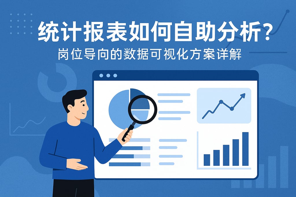 统计报表如何自助分析？岗位导向的数据可视化方案详解
