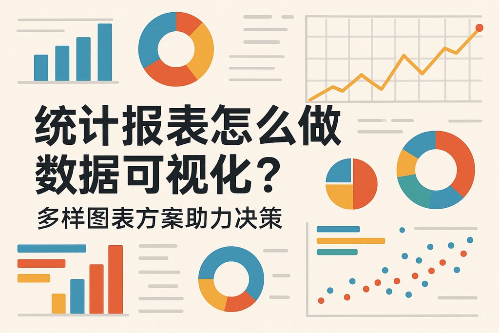 统计报表怎么做数据可视化？多样图表方案助力决策