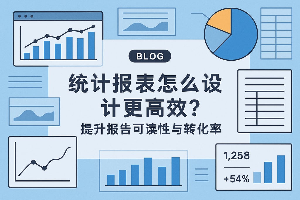 统计报表怎么设计更高效？提升报告可读性与转化率
