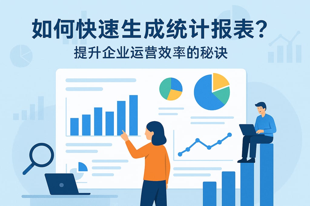 统计报表怎样快速生成？提升企业运营效率的秘诀