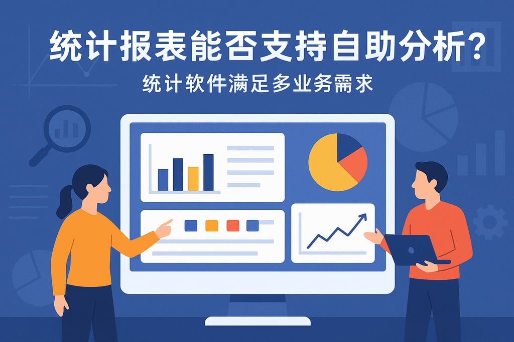 统计报表能否支持自助分析？统计软件满足多业务需求