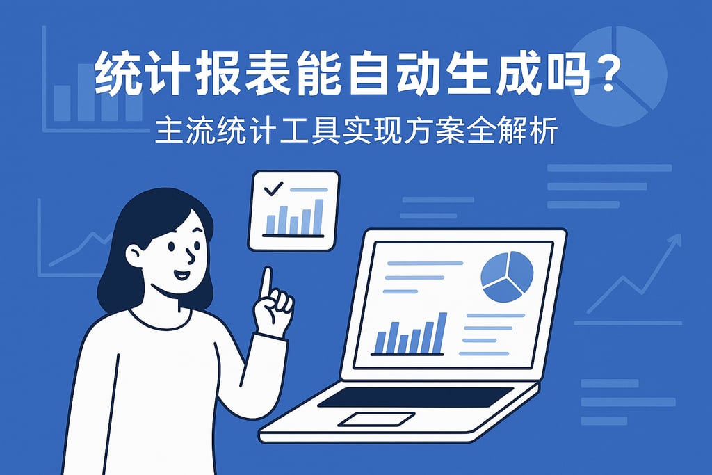统计报表能自动生成吗？主流统计工具实现方案全解析