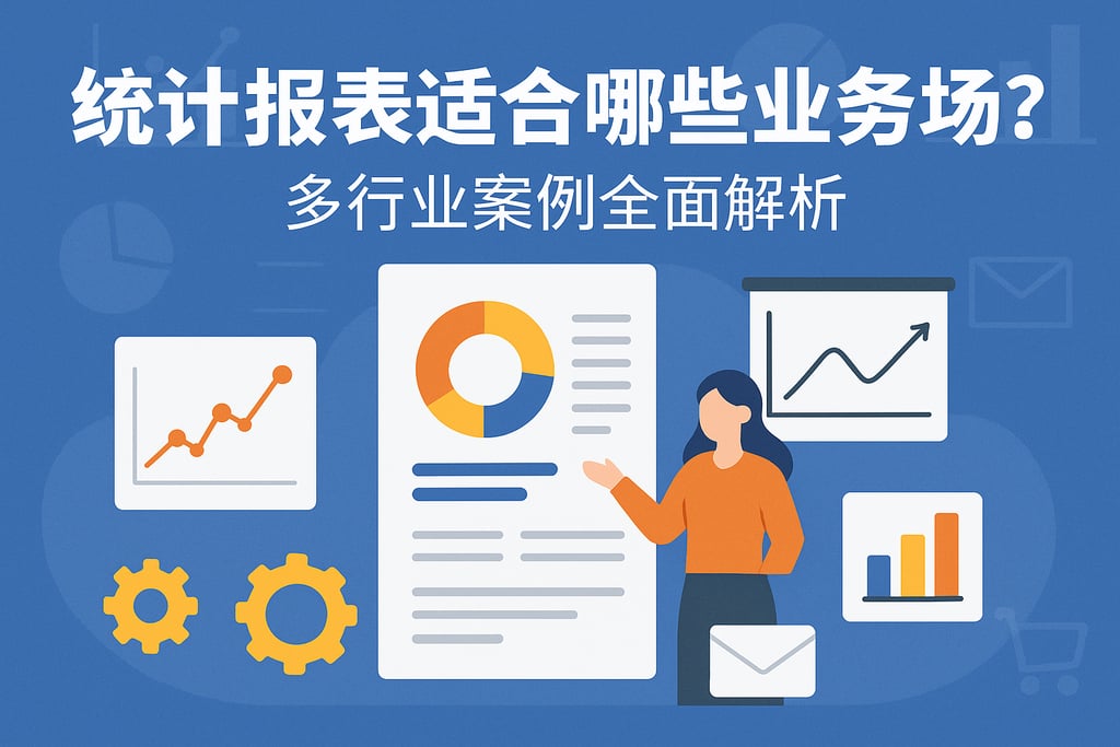 统计报表适合哪些业务场景？多行业案例全面解析