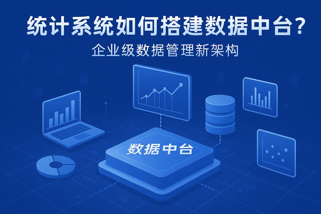 统计系统如何搭建数据中台？企业级数据管理新架构