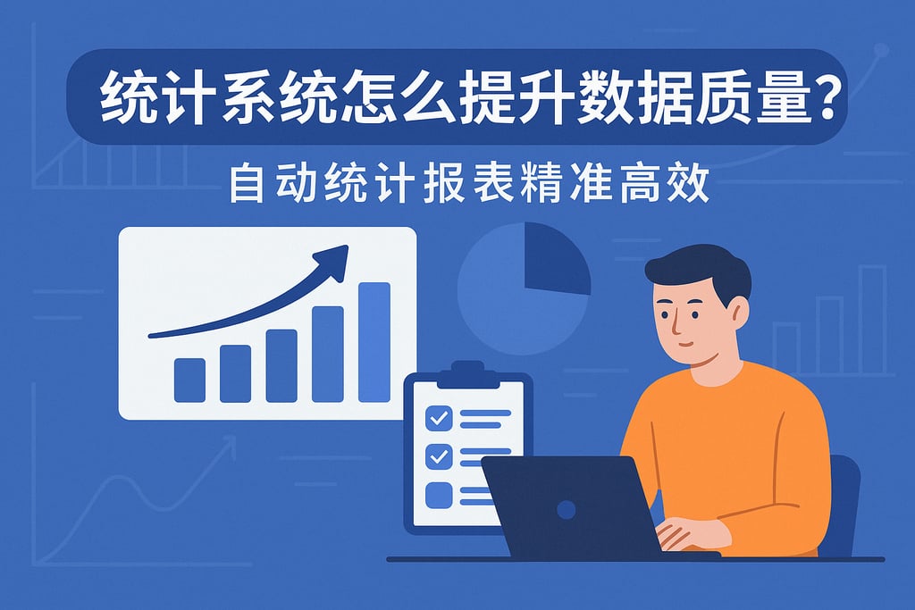 统计系统怎么提升数据质量？自动统计报表精准高效