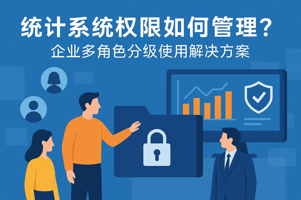 统计系统权限如何管理？企业多角色分级使用解决方案
