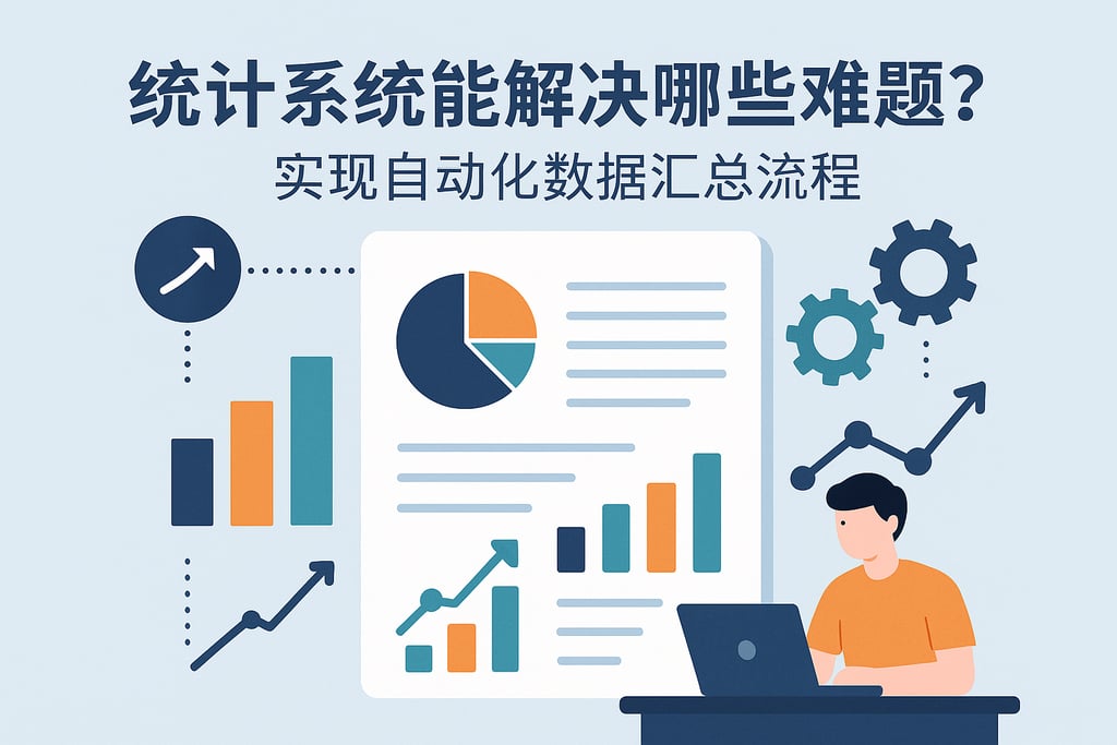 统计系统能解决哪些难题？实现自动化数据汇总流程