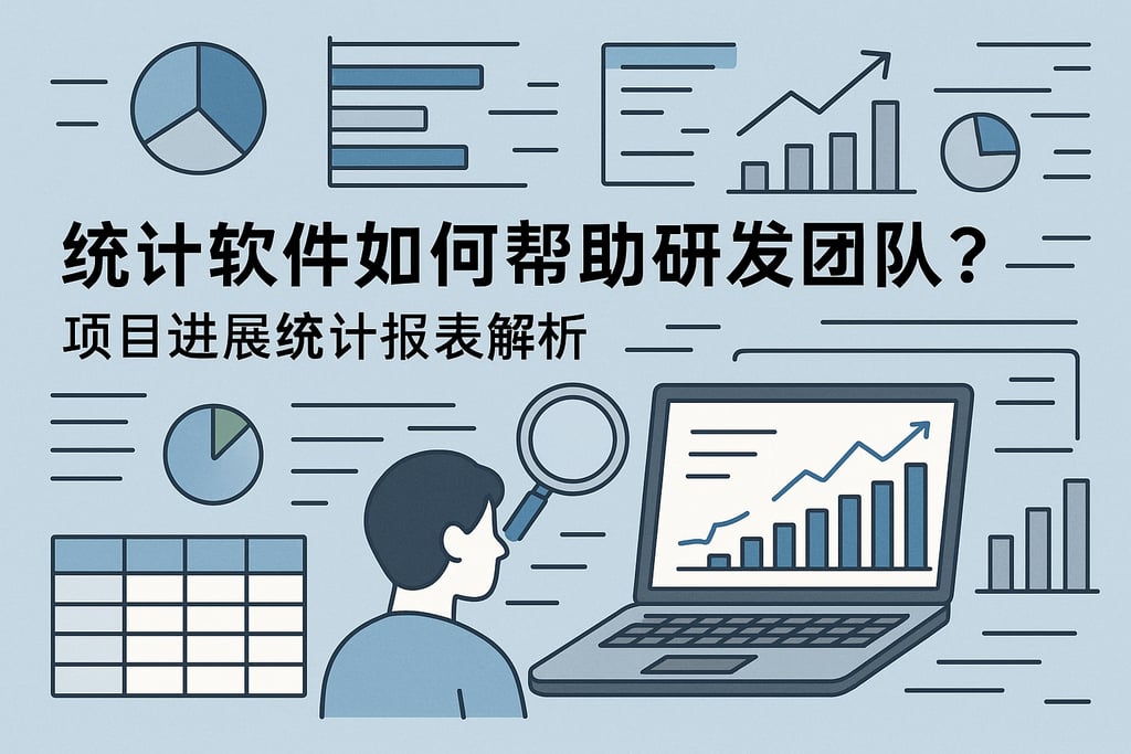 统计软件如何帮助研发团队？项目进展统计报表解析
