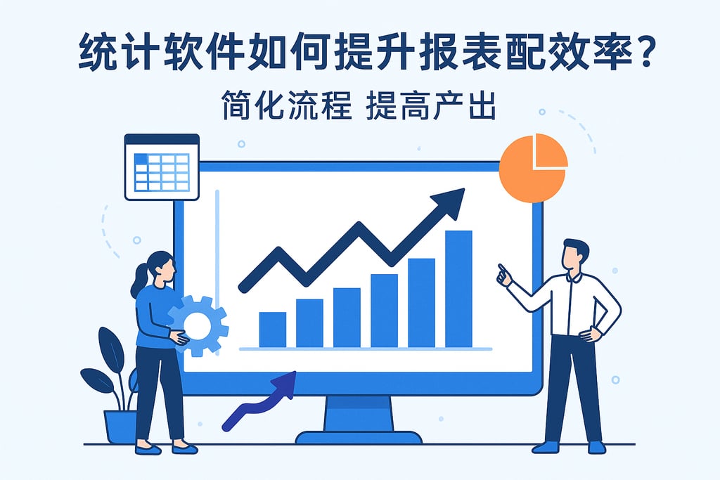 统计软件如何提升报表配置效率？简化流程提高产出