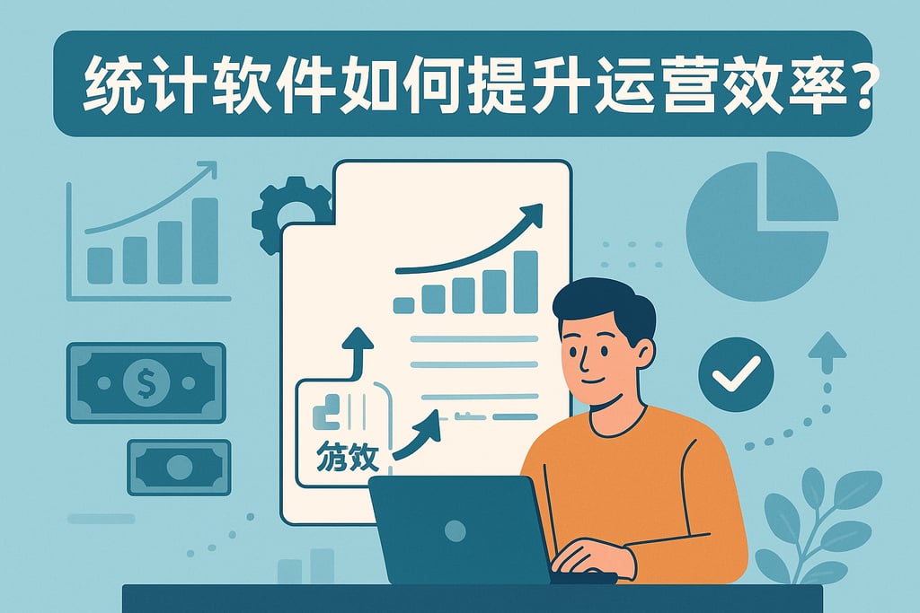统计软件如何提升运营效率？自动统计报表优化决策流程