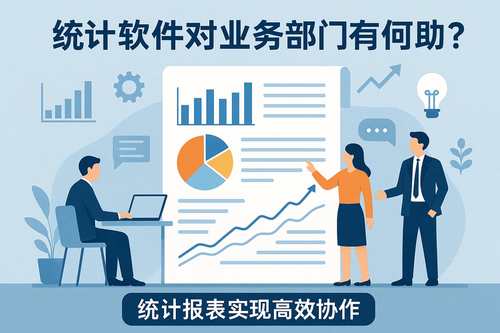 统计软件对业务部门有何帮助？统计报表实现高效协同